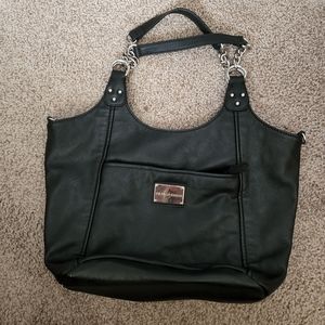Franco Sarto Black Shoulder Bag